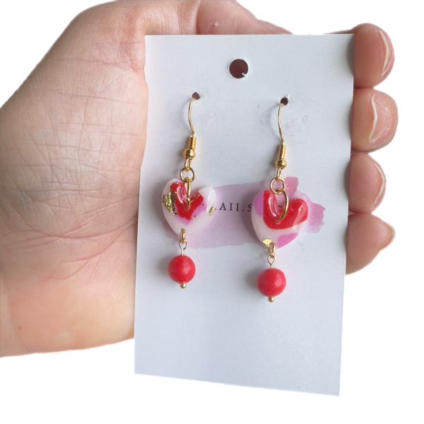 Sweet Crush – Heart Drop Earrings