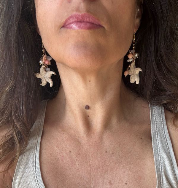 Ocean Charm – Starfish Drop Earrings